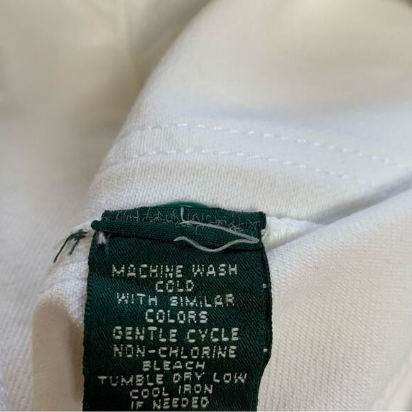 SALE! Ralph Lauren White Denim Wide Leg Mid-Calf Capri Jeans NWT - Picture 6 of 6